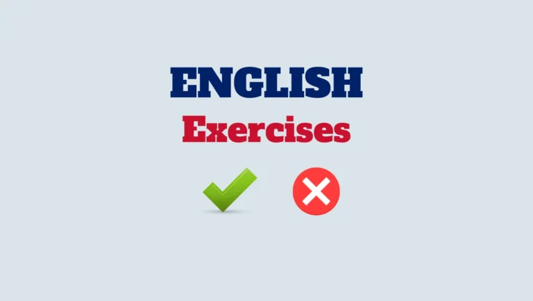 English exercises