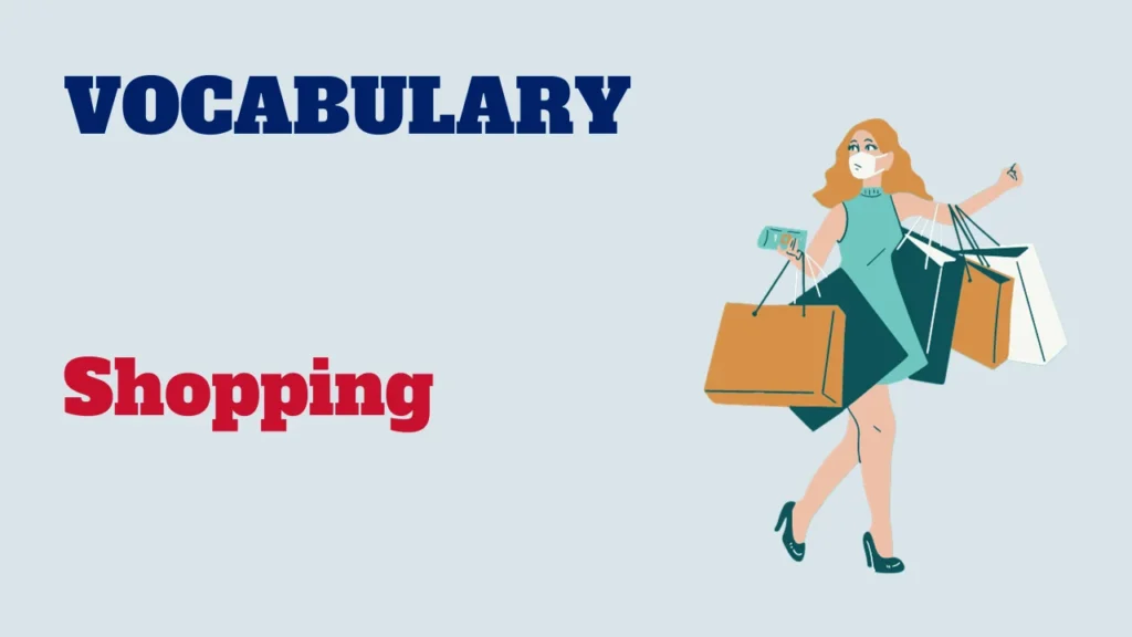 Vocabulary - shopping