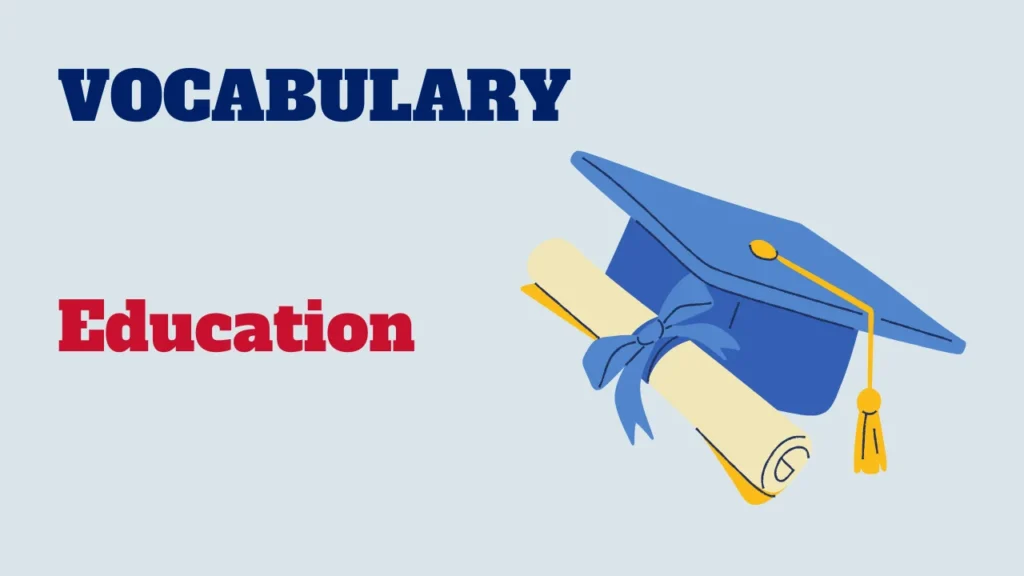 Vocabulary - Education