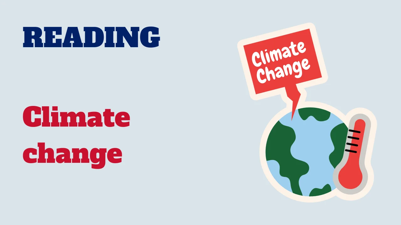 Reading: Climate change