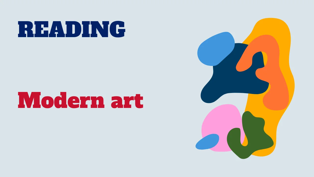 Reading: Modern art
