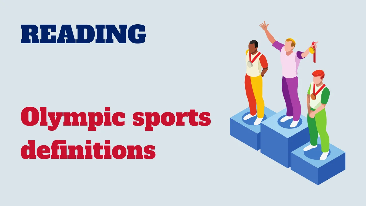 Reading: Olympic sports definitions