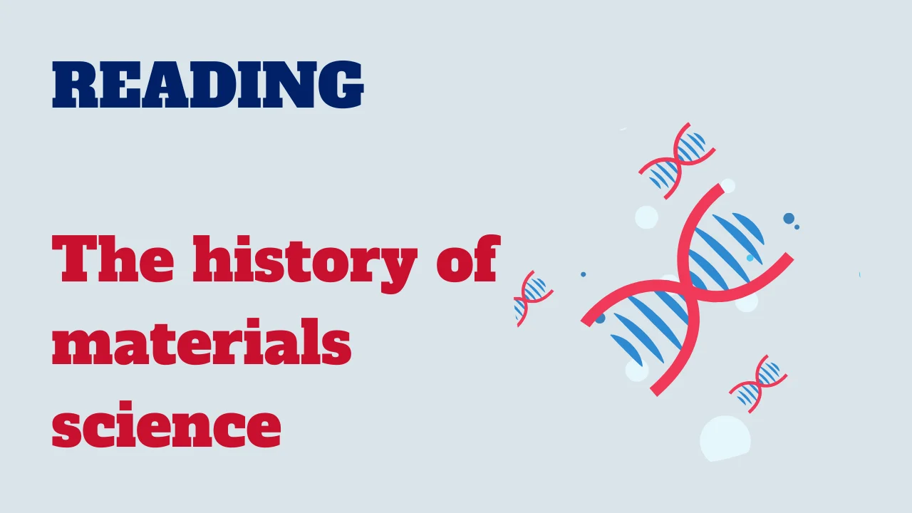 Reading - The history of materials science